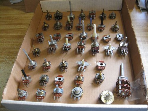 42 Potentiometers, Trimmer Pots, &amp; 2 Rotary Switches