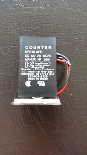 KE610 AFB 6 Digit Mechanical Counter DC12V 2W 10CPS Kessler Ellis