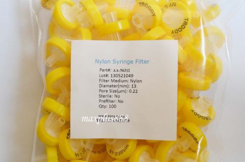 NEW 50pcs Nylon Syring Filters 13mm 0.22um non-sterilized