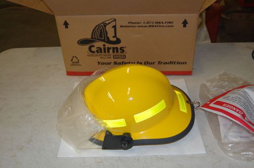 MSA Cairns 660C fire helmet yellow