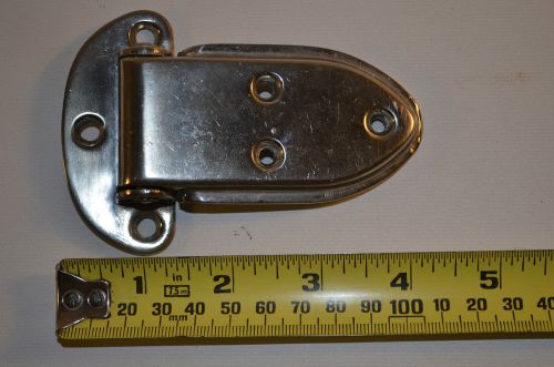 Antique Vintage Freezer Nickel Hinge Ice Box Parts