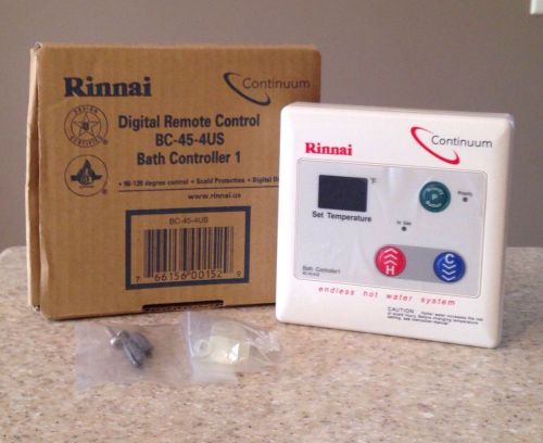 NEW RINNAI BC-45-4US DIGITAL BATH REMOTE CONTROLLER 1 NIB