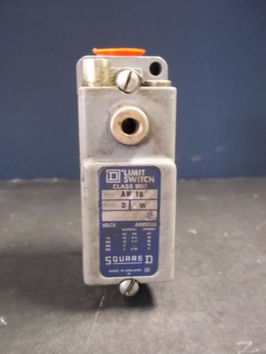 Square d limit switch class 9007-aw 16 series d kw for sale