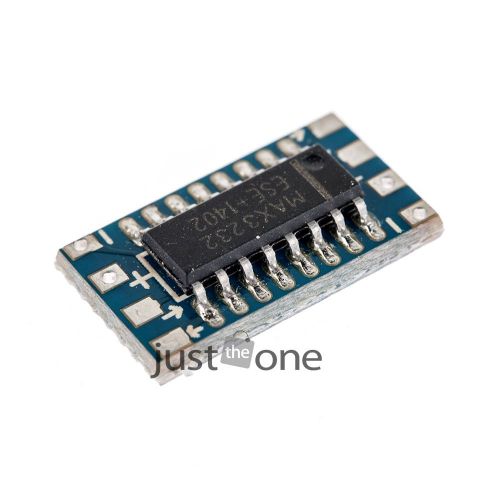 Serial port mini rs232 to ttl converter adaptor module board max3232 115200bps for sale