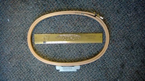 Melco EMC Large Oval Embroidery Hoops - 13 1/2&#034; x 8 1/2&#034; - Set of 4