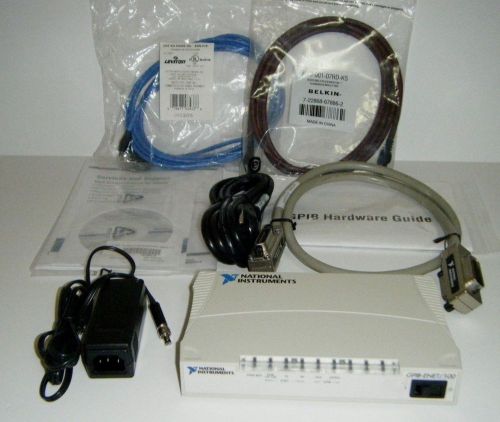 *tested* national instruments gpib-enet/100 gpib controller kit for ethernet for sale