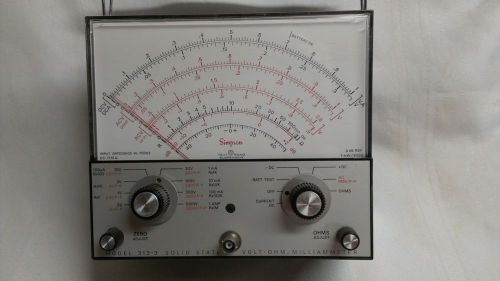 Simpson Electronic Voltmeter