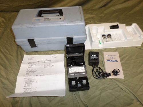 HACH DR 100 COLORIMETER CHLORINE TEST KIT CAT.# 41100-02 FREE SHIPPING
