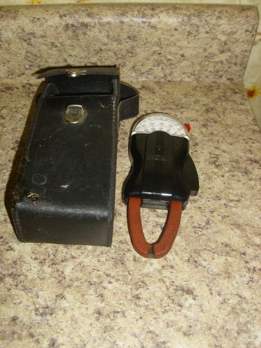 Vintage Weston AC Clamp Amp Volt Meter Model 749 Bakelite In Carrying Case