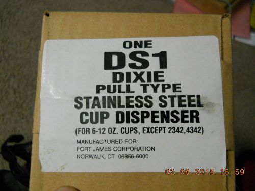 Dixie Pull Type DS1 Cup Dispenser 6-12oz cups