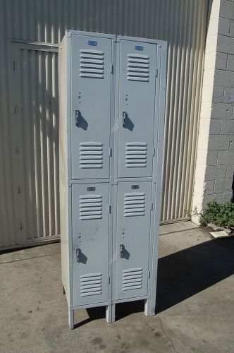 Republic Storage 4 Compartment-School-Gym-Lockers-Locker-Boys Room Cubby Metal