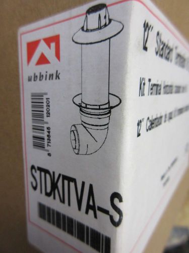 New stdkitva-s ubbink rinnai tankless water heater 12&#034; horiz. termination  kit for sale
