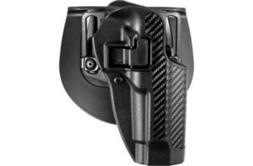 Blackhawk 410003bk right hand carbon fiber serpa cqc belt holster for colt 1911 for sale