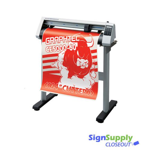 Refurbished 24&#034; graphtec ce5000-60 series vinyl cutter for sale