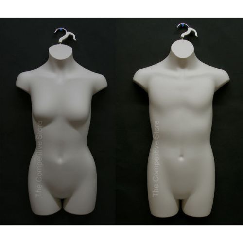 Teen Boy &amp; Girl Dress Mannequin Forms - Great For Sizes 10-12 Flesh