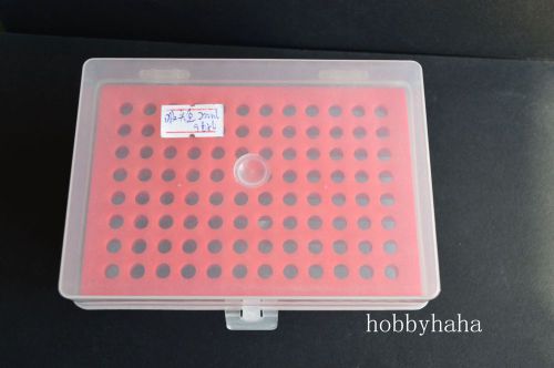 New Red 200?l Microliter Pipettor Tips Rack Holder Box Case 96 Holes for Lab