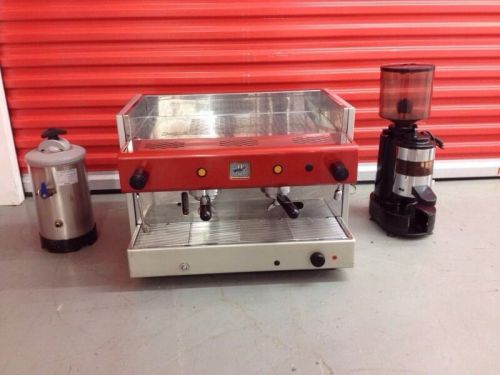 Brassilia 2 Group Espresso Machine With Grinder