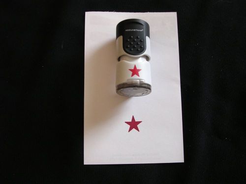 5/8&#034; Red Star Pre-Inked Stamp, Hobbies-Office-Crafts-Mail-Classes