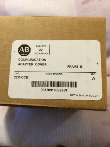 Allen Bradley 22D-CCB Communication Adapter Cover (NIB)