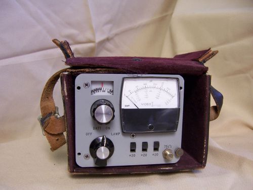 Vintage video instrument corporation analog tv vhf fm rf signal meter asis parts for sale