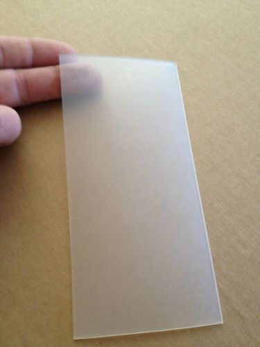 Silicone Translucent Sheets 1/16&#034; Thick 3x6&#034; 20 Pieces