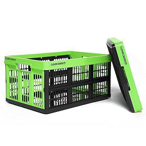 Clever Crates Folding Box 45 Liter - Kiwi Green