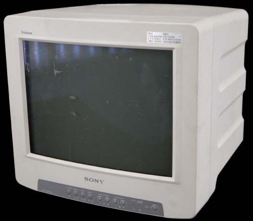 Sony pgm-100p1md 15&#034; trinitron crt multiscan color medical grade monitor display for sale