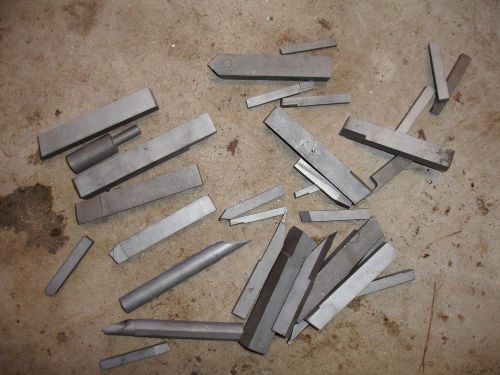 Lathe angled grooving bits? tooling bits? lof of over 32 pieces for sale