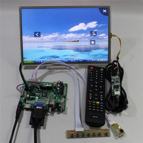HDMI+VGA+AV+Audio+USB FPV Controller board+10.1&#034; B101EW05 1280*800+touch panel