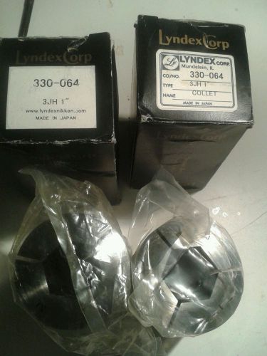 3jh 1&#034;  Lyndex Hex Collet. Price is for both
