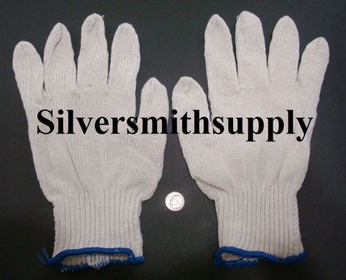 Large size jewelry buffing gloves 1 pair Silversmith Goldsmith polishing gloves