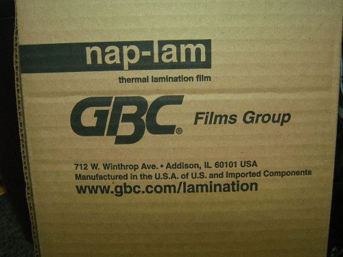 Gbc laminate rolls 25&#034;x500&#039; - pair for sale