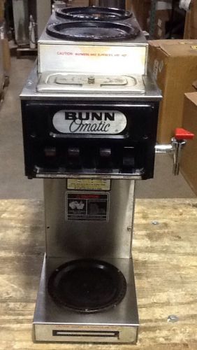 BUNN O MATIC 3 BURNER COFFEE BREWER WITH HOT WATER FAUCET MODEL (STF-15)