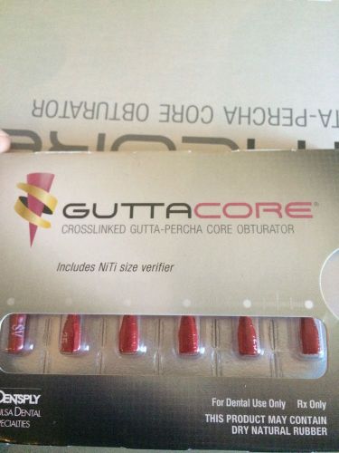 GUTTACORE 5 endodontic obturators size 25 &amp;1 size verifier  Dentsply Tulsa