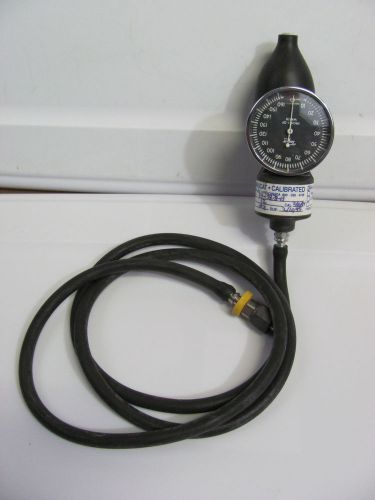USED Taylor 44S369 Calibration Pump 0 - 160 Inches Of Water H2O Pressure Gauge