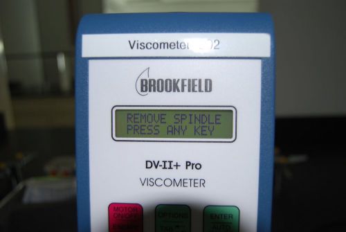 BROOKFIELD DV-II+ PRO / LVDV-II+ PRO CP DIGITAL PROGRAMMABLE VISCOMETER