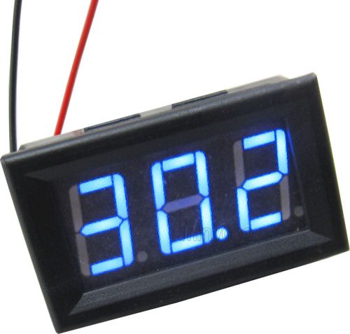 DC25-80V blue digital voltmeter volt panel meter voltage Measure Monitor display
