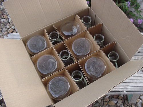 (12) new kimax 250ml erlenmeyer flasks #26500/#6 stopper for sale