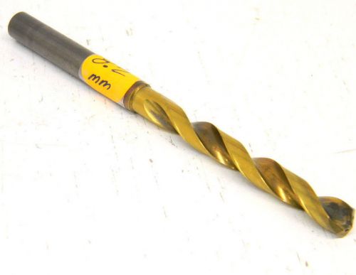 USED SOLID CARBIDE 8.2mm TiN COATED COOLANT TWIST DRILL (.3228&#034;)