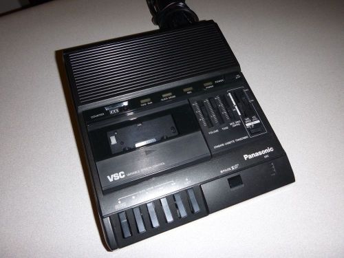 3 X  Panasonic rr 830 Standard Cassette Transcriber 1 Pedal
