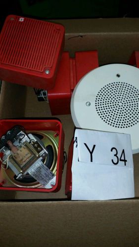 Fire Alarm Speakers 6 simplex 519-889.....1 Simplex 519-430......1 Gentex Spk 8W