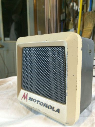 Vintage Motorola Metal Ham Radio Intercom Scanner Speaker TSN6000A Police Fire
