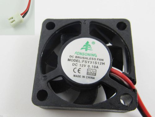 1pcs brushless dc cooling fan 7 blades dc 12v 30mm x 30mmx10mm 3010 31s12m for sale