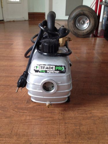 Vacuum pump 5.5 cfm, two stage, high efficiency, tradepro. for sale