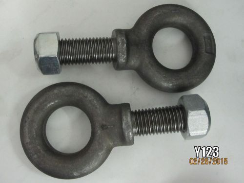 2 p-1 usa forged steel eye bolt eyelet lifting rings 3.5&#039;&#039; od 1.75 id 1&#039;&#039; thick for sale