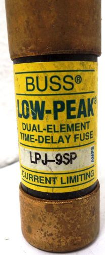 LPJ-9SP  Class J dual-element time delay fuse, 600VAC, 9A