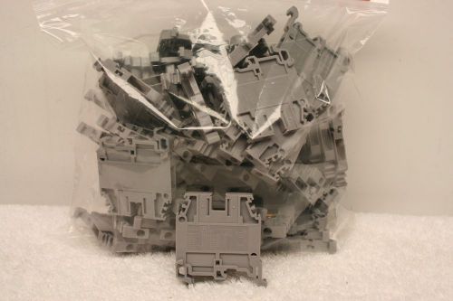 Entrelec M4/6 Terminal Block Lot of 100 *XLNT* (#7)