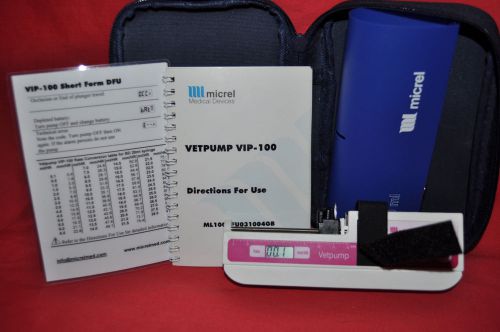 Micrel Vetpump VIP-100, short Form DFC,Version 1.0, S/N 044651013553 E