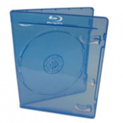 12mm Single Blu Ray Case with logo - 100 pack