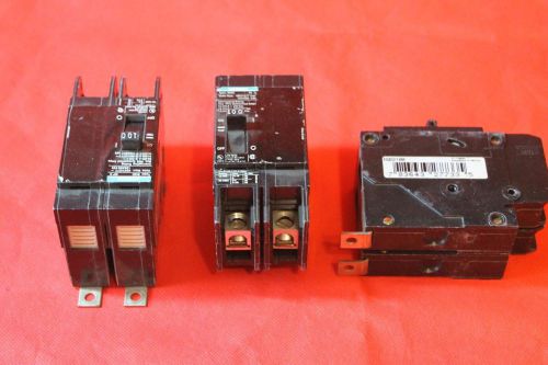 Siemens circuit breaker bqd2100 2 pole 100 amp bolt on 277/480 volts more avail for sale